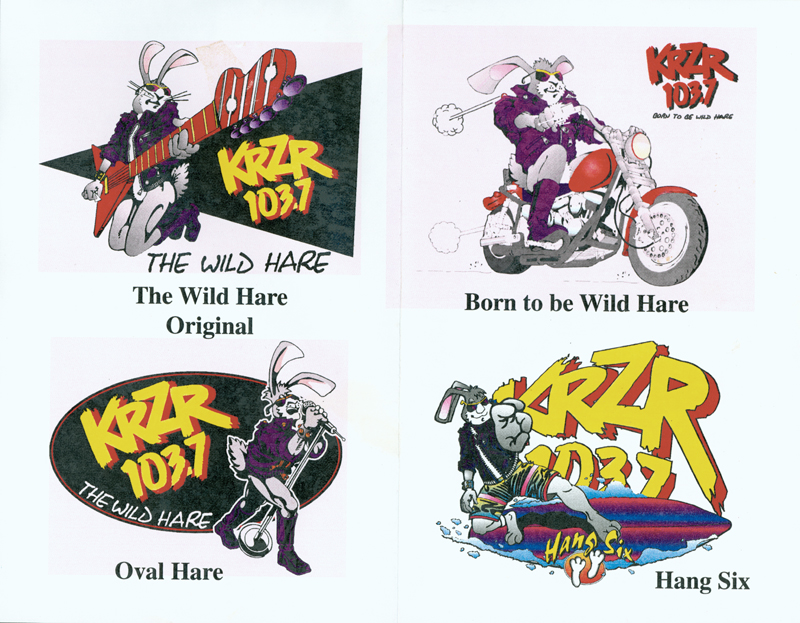 Hare Bumpersticker on White